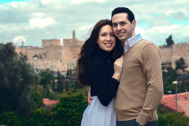 Couple in Jerusalem